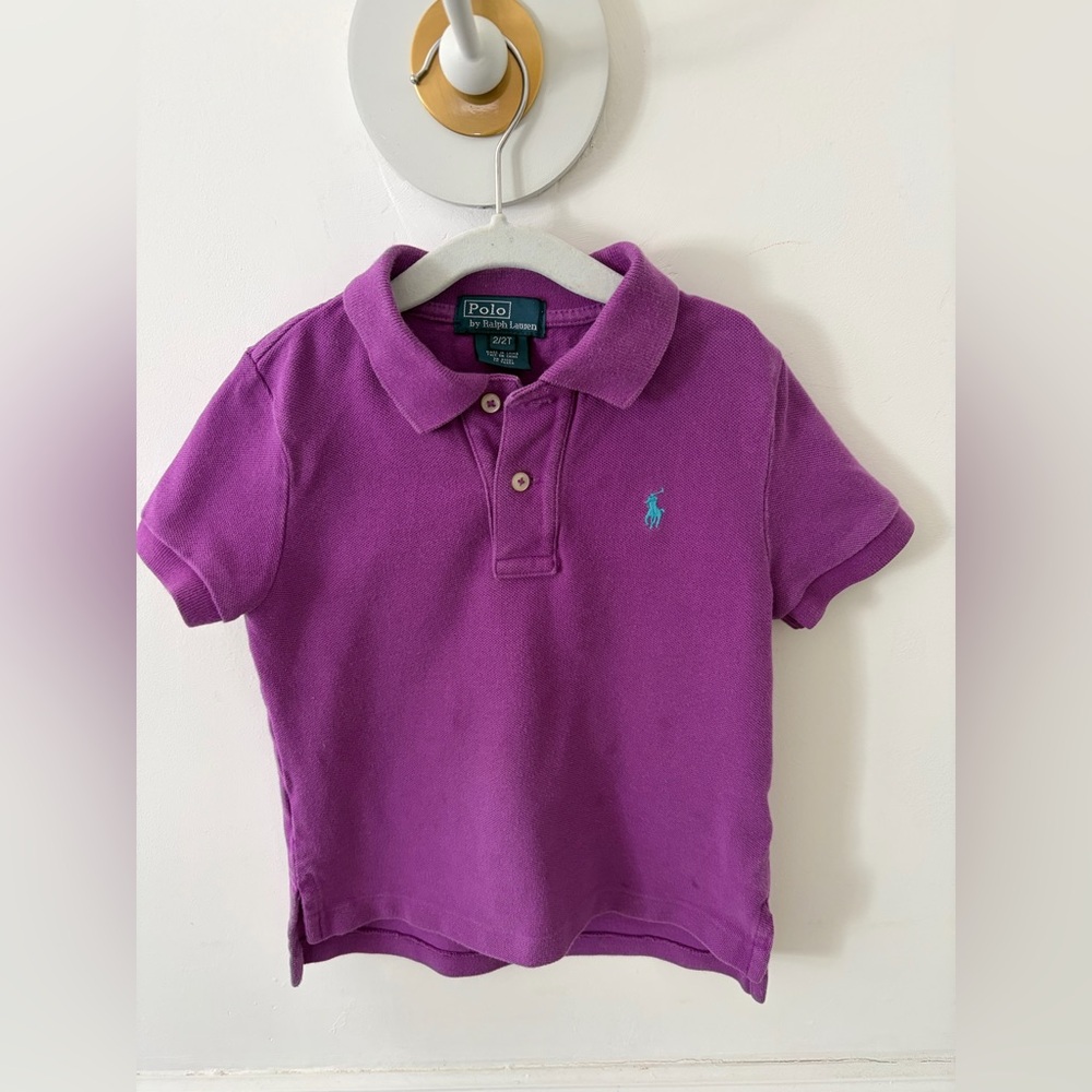 Polo by Ralph Lauren Kids Purple Shirt size 2T
